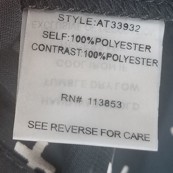 NWT Nordstrom Rack Chiffon Cross Print Top Size S - Picture 7 of 8